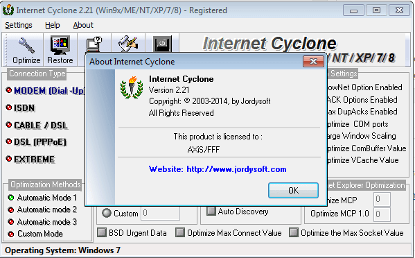 Internet Cyclone 2.28 Crack With Serial Key Download